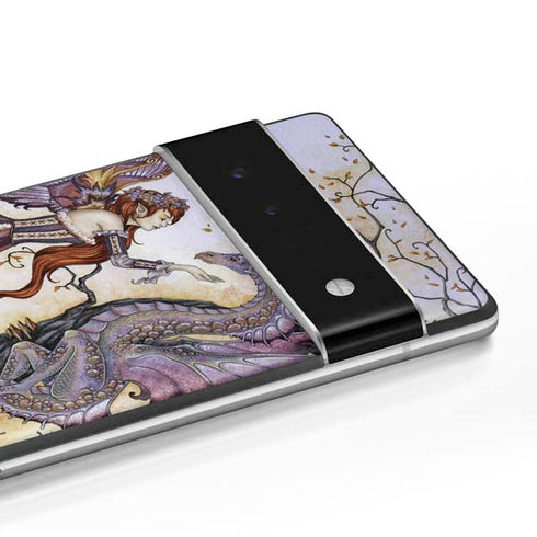 Amy Brown Dragon Charmer Fairy Google Pixel 6 Skin